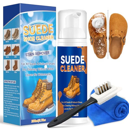Suede Shoe Cleaner, Suede and Nubuck Cleaner Removes Dirt and Stains, Suede Shoe Cleaning Kit for Suede, Nubuck