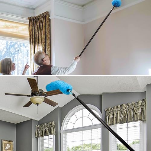 26FT Window Cleaning Brush Kit, 4-26ft Adjustable Water Fed Pole Kit