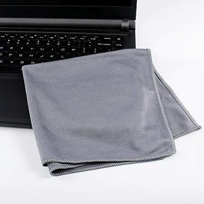KLNYOO Microfiber Glass Cleaning Cloths Lint Free Streak Free Quickly and Easily Clean Windows & Mirrors Without Chemicals Polishing Cloth 16x16 Inch 8 Pack (Grey) - color: Grey
