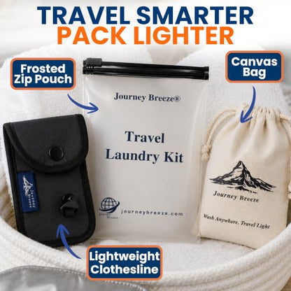 Travel Clothesline – Lightweight Portable Clothesline for Hotels, Cruises & Camping – Compact No-Pin Drying Line for Travel, Outdoors & Small Spaces