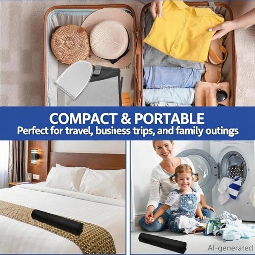 Hanging Ironing pad on the Door, Heat-Resistant steam pad (45 × 19 inches), Portable for Vertical Ironing and Ironing Board, Suitable for Home and Travel use