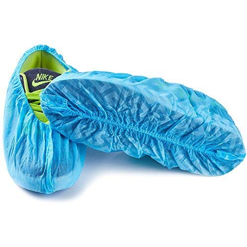 G & F Products Disposable Boot & Shoe Covers, Non-Slip, Blue, XL, 500-Pack - size: X-Large 500 Pack