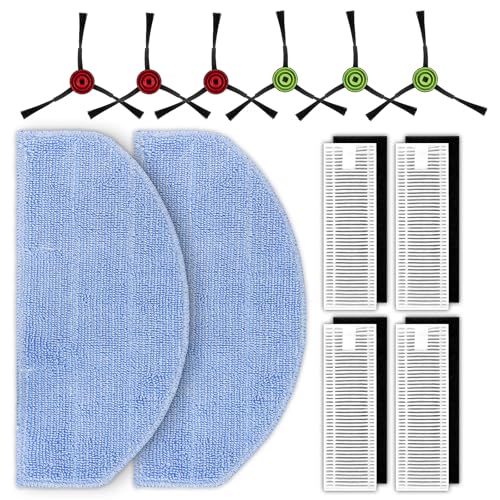 (12 Pieces) HEPA Filter Compatible With Robotic Vacuum Tikom G8000/ G8000 Pro, Robot Vacuum Cleaner Filter Kit, Replacement Parts 12 Filters Accessory Kit - color: G8000 Kit 12pcs