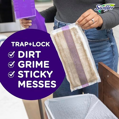 Swiffer WetJet Hardwood Floor Cleaner Spray Mop Pad Refill, Bathroom Cleaning Supplies, Hardwood Floor Cleaner, Multi Surface, 24 Count (Pack of 2) - size: 24 Count (Pack of 2)