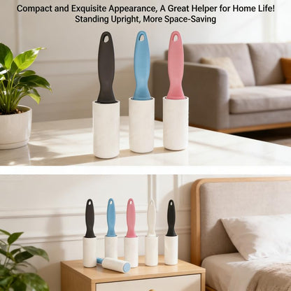 Lint Roller for Pet Hair, 3 Pack Sticky Rollers with 180 Sheets (60 Each), Reusable Handle, Extra Sticky Fur Remover, Car Dog & Cat Hair Remover for Clothes, Furniture, Carpet, Couch, Car Seats