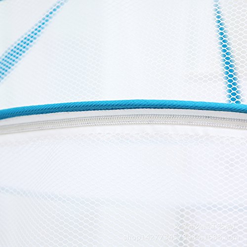 2-3 Tier Folded Mesh Clothes Drying Rack, Stackable Sweater Drying Rack, Portable Hanging Laundry Racks with Fixing Band for T-Shirt, Swimsuit, Underwear(Color:3 Tier) - color: 3 Tier