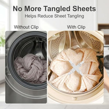 2 Pcs Bed Sheet Detangler, WAD Free Laundry Tool