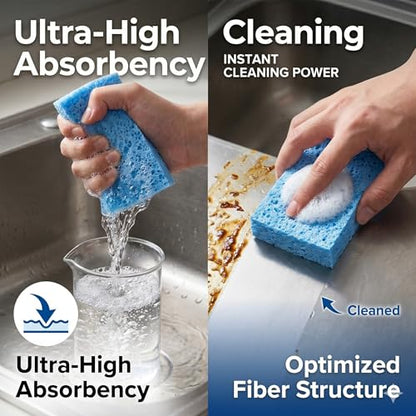 36 Pk Pop-Up Compressed Cellulose Kitchen Sponges