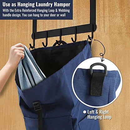 Laundry Bag Backpack 125L Extra Large, Heavy Duty 900D Coated Oxford Fabric, 3 Pockets Durable Travel Laundry Bags with Soft Padded Shoulder Straps for College Dorm, Apartment, Laundromat (Dark Blue) - color: Dark Blue