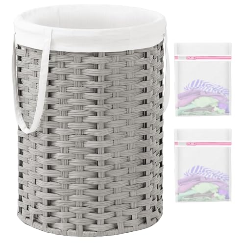 SETVSON Laundry Hamper Laundry Basket Round 19.0 Gal, Gray (No Lid) - color: Gray, size: 19.0 Gal - 72L