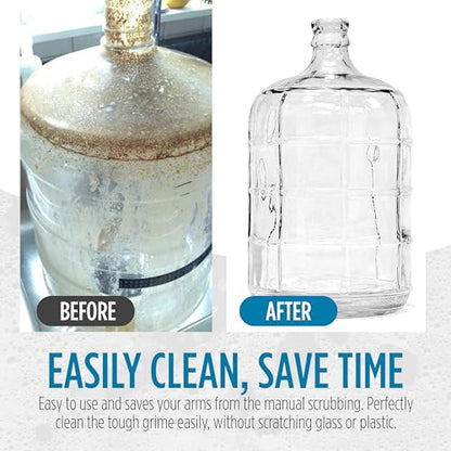 VINUM Carboy Cleaner - 27" Long Bottle Brush for Carboys, Jugs, Water Bottles & Demijohns - Modular & Universal Scrub Brush Cleaning Supplies for Brewing & Wine Making Equipment