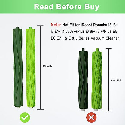 9 Pack Roomba s9 Replacement Parts Compatible for iRobot Roomba s9+ (9550) S9 (9150) Robot Vacuum Cleaner, 1 Set Rubber Brush,4 Filters,4 Side Brushes