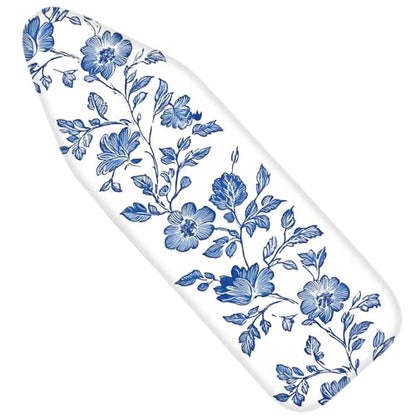 Nuxovilar Blue Floral Vines Ironing Board Cover 15x54 Polyester - color: Yfw04571, size: 15×54 inch