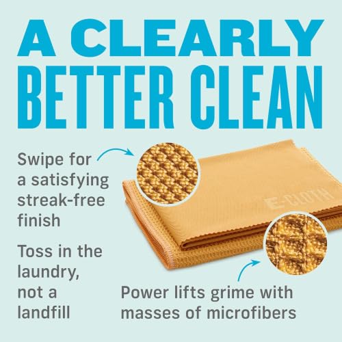 E-Cloth Window and Glass Cleaner Kit, Just Add Water - 1 Kit - color: Tangerine Orange, size: 1 Kit