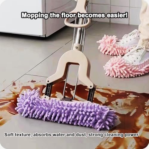 20 Pcs Mop Slippers,10 Pairs Mop Socks,Microfiber Mop Shoes