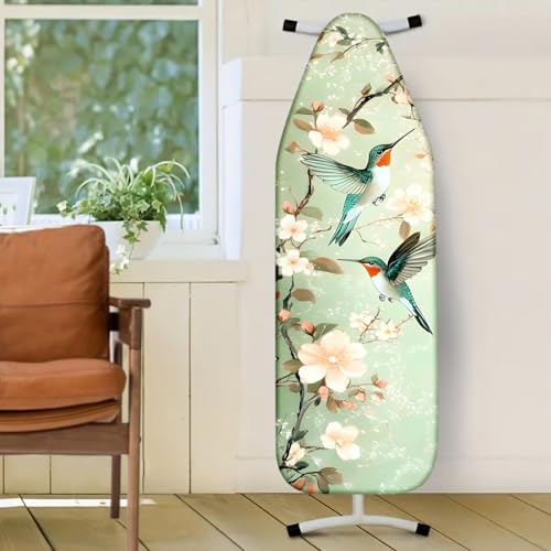 Nuxovilar Hummingbird Blossom Ironing Board Cover 18x49 Polyester - color: Yfw03543, size: 18×49 inch