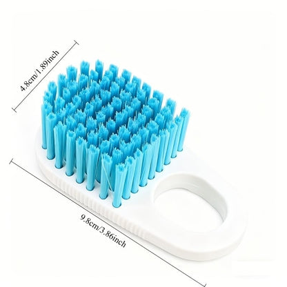 4 Pack Multi-Purpose Crevice Cleaning Brush, Kitchen Scrubber for Cutting Board, Sink, Shoe, Laundry, Household Plastic Detailer