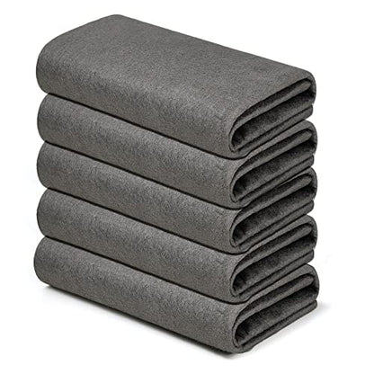 KTT Thickened Magic Cleaning Cloth, 12" x 16", 5 Pack - color: Dark Grey 5p