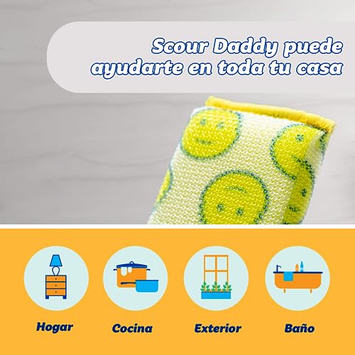 Scrub Daddy SCRDDY3CTX12 Scour Daddy - size: 3 pack