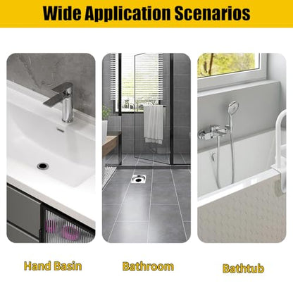 Bathroom Sink Drain Strainer, 304 Stainless Steel Deep Basket Drain Cover for Shower Floor & Kitchen, Anti-Clog Shower Drain Hair Catcher, Tub Drain Strainer - size: X-Small