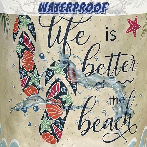 Funny Beach Laundry Basket Oxford Cloth Foldable Hamper 18.9x16.5 Inch - color: Funny The Beach