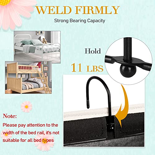 Bedside Caddy Bedside Storage Bag for Headboards/Bunk Bed - color: Black