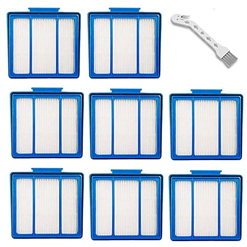 Replacement Filter for Shark IQ R101AE RV1000AE AV911s RV912S AV1002AE AV911S UR1000SR UR1005AE QR1000SB QR1000SG AV993 RV1002AE Vacuum Cleaner - size: 8 PACK