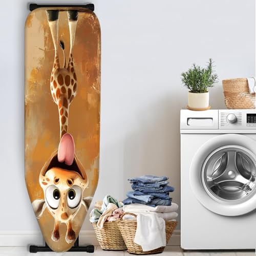 Nuxovilar Cartoon Giraffe Ironing Board Cover 15x54 Inches Polyester - color: Ytt02370