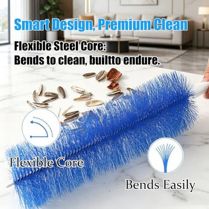 Bendable Microfiber Head (Blue 2 Pcs)