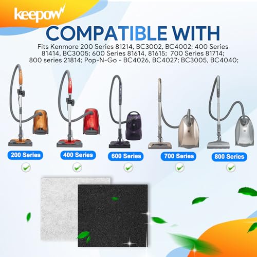 KEEPOW 10 Pack CF-1 Hepa Filter Replacement Compatible with Kenmore - size: 10 Pack
