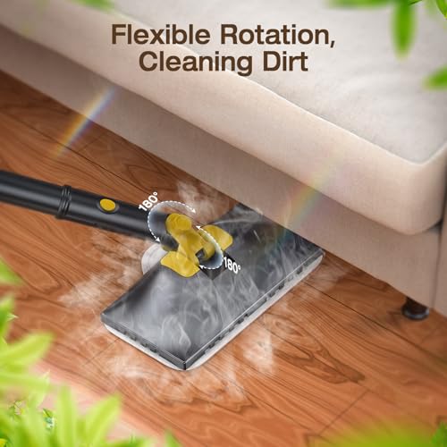 10-in-1 Steam Cleaner, Detachable Handheld Steam Mop for Multi-Surface - color: Gray