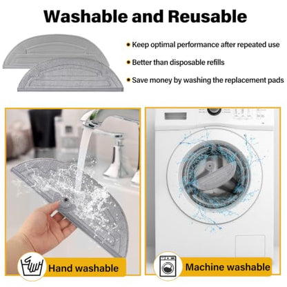 Mop Pads Refills for Roborock S8 MaxV/S8 Max Ultra Robot Vacuum, 10 Pack - style: S8 MOP 8