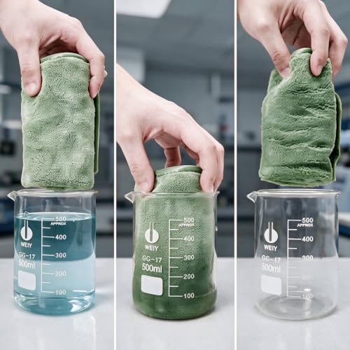 DQZ Microfiber Cleaning Cloths Set 7 Pack Reusable Cleaning Rags