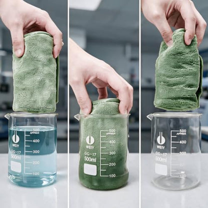 DQZ Microfiber Cleaning Cloths Set 7 Pack Reusable Cleaning Rags