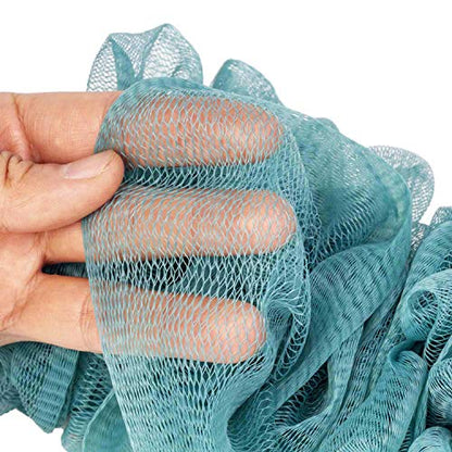 Back Scrubber for Shower, Loofah Long Handle Bath Body Brush, Soft Nylon Mesh Sponge On a Stick for Shower Men Women Kids Elderly, Exfoliating Scrub Cleaning Luffa for All Kinds of Skin - color: 3pack-mix2