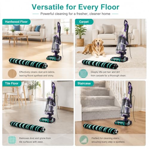 AZ4002 Soft Brush Roller Replacement for Shark Detect Pro/Shark Power Detect Upright Vacuum AZ4000 AZ4002 AZ4000C, 2 Roller Brush,4 Odor Neutralizer Cartridge and 1Clening Brush - size: 7pcs
