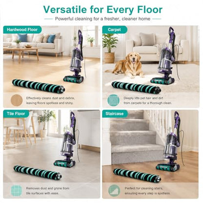 AZ4002 Soft Brush Roller Replacement for Shark Detect Pro/Shark Power Detect Upright Vacuum AZ4000 AZ4002 AZ4000C, 2 Roller Brush,4 Odor Neutralizer Cartridge and 1Clening Brush - size: 7pcs