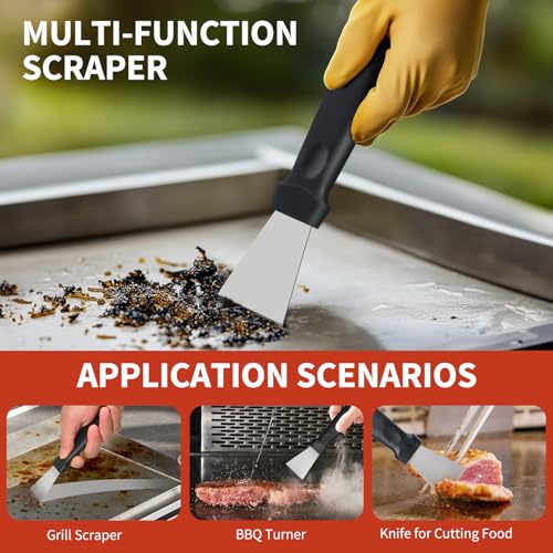 Griddle Cleaning Kit for Blackstone,Heavy-Duty Cleaning Stone Brick,5-Pack - color: Gray