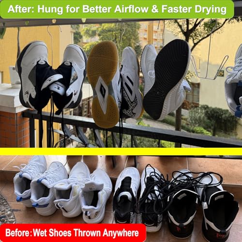 Shoe Drying Hanger for Washing Machine Shoes Stainless Steel 3-Pack - color: For 3 Pairs