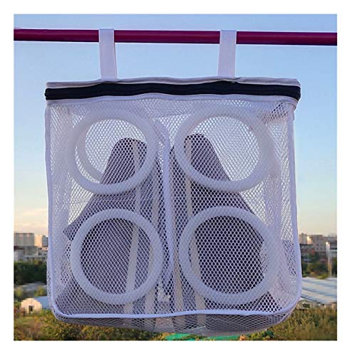 Portable Dryer Shoe Bag Trainers Sneakers Wash Bag for Men Wome Large Padded Mesh Shoes Protector in Washer - size: Square Large
