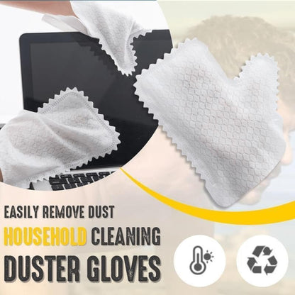 10 Pc Microfiber Dusting Gloves Versatile Wet Dry Use, Easy-to-Use Cleaning Gloves for Dusting Kitchens Living Rooms Bedrooms Cars Furniture Windows
