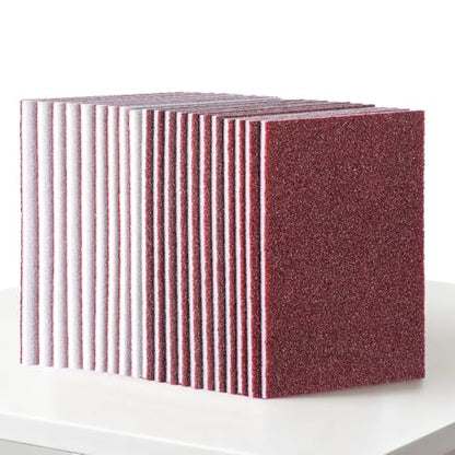 Carborundum Sponge Nano Emery Sponge Brush Eraser Scrub Kitchen Cleaning for Removing Rust Pots，Household Cleaning Tool (Dark brown-20pcs) - color: Dark Brown-20pcs