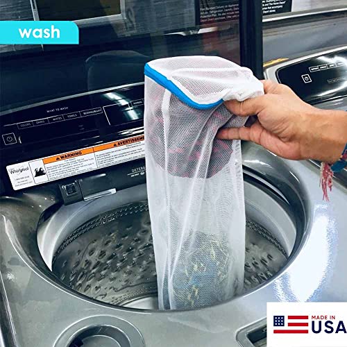 Mesh Laundry Bag with Zipper for Socks & Delicates