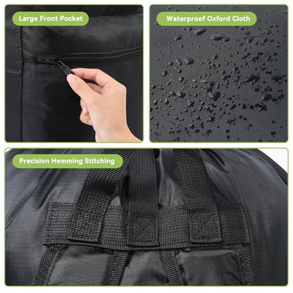 OTraki Large Laundry Backpack 100L Heavy Duty Travel Laundry Bags Hamper Bag with Adjustable Shoulder Straps Pocket Drawstring Closure Drying Do Not Exceed 176℉ - size: 16 x 32 Inch B