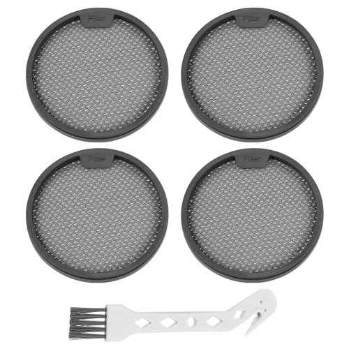 4pcs Pre-Filter Vacuum Cleaner Compatible with Dreame T10/T20/T300 Vacuum Cleaner Washable Replacement Parts with Goose Head Brush