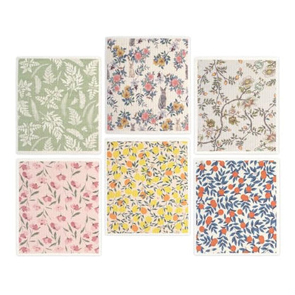 Swedish Dishcloths Dish Towels Set: Kitchen Cellulose Sponge Cloths (Fruit) - color: 01 Fruit