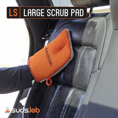 Suds Lab Oversized Scrub Pad, Heavy Duty Interior Car Cleaning Mitt, Auto - size: Oversized