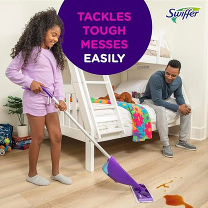 Swiffer WetJet Hardwood Floor Cleaner Spray Mop Pad Refill, Bathroom Cleaning Supplies, Hardwood Floor Cleaner, Multi Surface, 24 Count (Pack of 2) - size: 24 Count (Pack of 2)