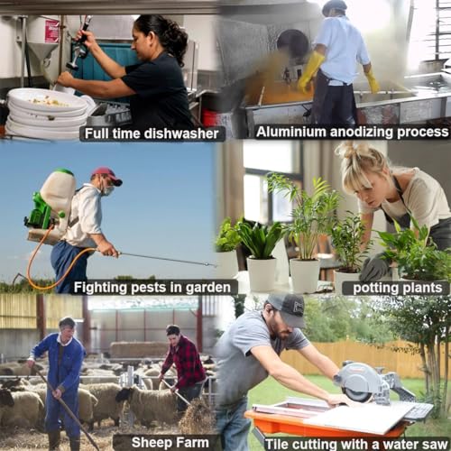 Thick Rubber Apron, Waterproof Apron Butcher Heavy Duty Chemical Resistant Adjustable Work Apron - color: Black(1 Pack)