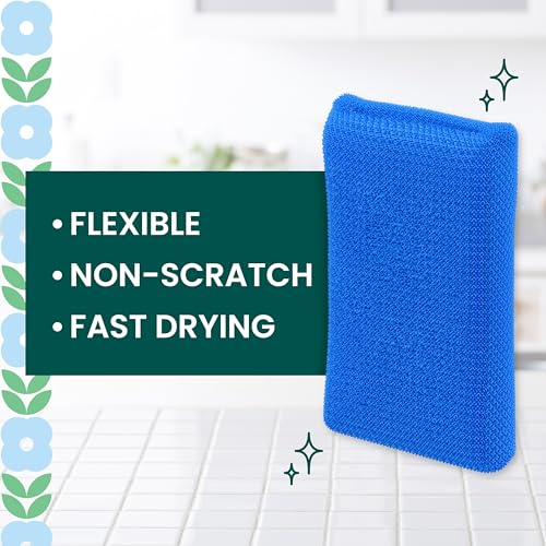 Scotch-Brite Blooms Dobie Scrubbing Pad, 2 Pack